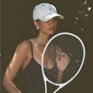 FRASIER STERLING - Hat - Cream/Pink - Tennis Racket Bow